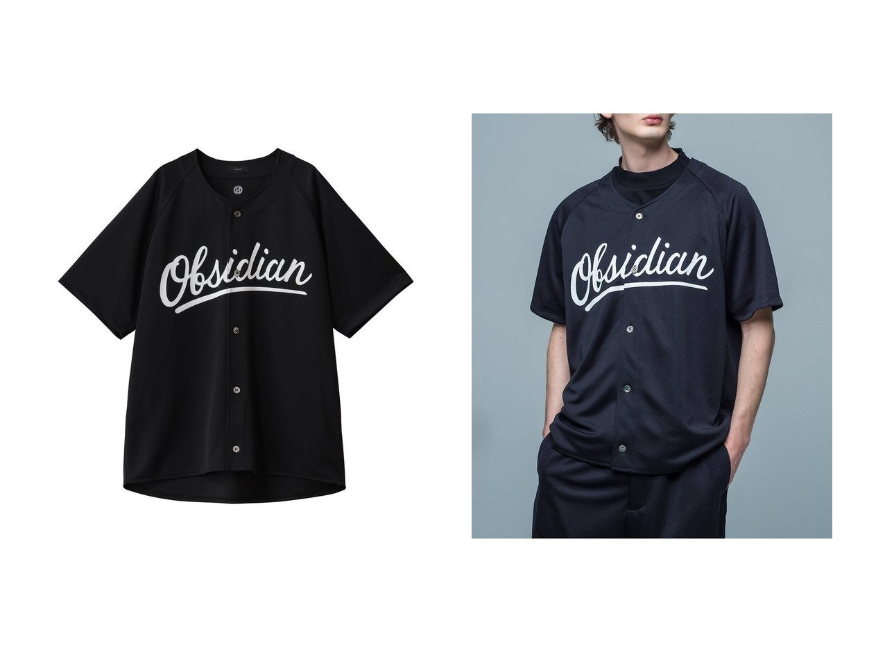 【OBSIDIAN / MEN/オブシディアン】の【MEN】BASEBALL SHIRT おすすめ！トレンド、レディースファッションの通販 おすすめ人気トレンドファッション通販アイテム インテリア・キッズ・メンズ・レディースファッション・服の通販 founy(ファニー) 　ファッション　Fashion　メンズファッション　Fashion for Men　トップス・カットソー　Cut & Sew Tops　メンズシャツ　Shirts　インナー　Innerwear　ゴルフ　Golf　スポーツ　Sports, Activewear　新作・新入荷　New Arrivals / New In　羽織　Haori, Light Jacket　長袖　Long Sleeve, Full Sleeve　ブラック系　Black　|ID:crp329100000224491