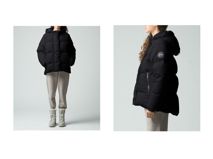 【CANADA GOOSE/カナダグース】の【日本限定】2621WBJ Bryden Puffer BL ブライデン パッファー おすすめ！トレンド、レディースファッションの通販 おすすめ人気トレンドファッション通販アイテム 人気、トレンドファッション・服の通販 founy(ファニー) ファッション Fashion レディースファッション Fashion for Women アウター Coat / Outerwear Collection コート・ロングコート・ピーコート Long Coats, Peacoats & More ジャケット Jacket, Outerwear ダウン Down, Puffer ドローコード Drawcord, Drawstring Cord パフォーマンス Performance, Active Function フィット Fit, Slim Fit フラップ Flap, Flap Pocket ポケット Pocket, Pocket Detail 別注 Limited Edition, Custom Order リブニット Rib Knit, Ribbed Knit 冬 Winter / This Winter 再入荷 Restock / Back in Stock |ID:crp329100000224538