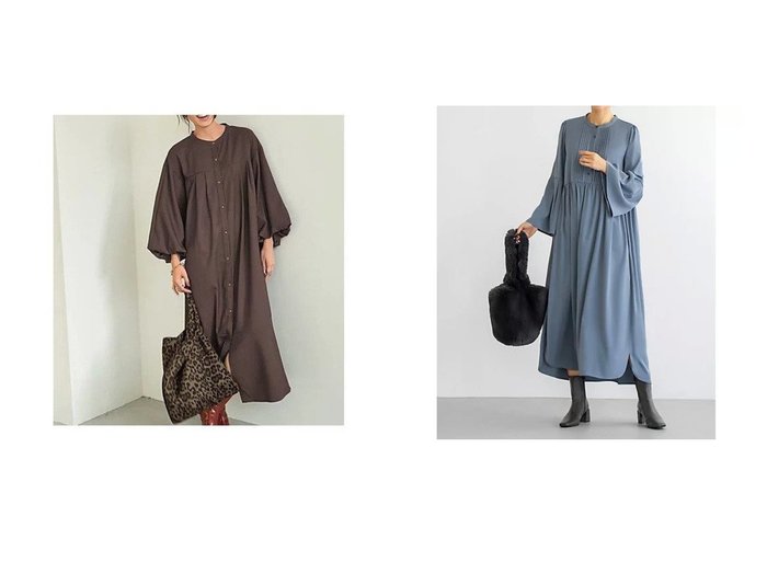 【STYLE DELI/スタイルデリ】の【LUXE】タック&ギャザーワンピース&【LUXE】ボリューム袖バックレースアップワンピース おすすめ！トレンド、レディースファッションの通販 おすすめ人気トレンドファッション通販アイテム 人気、トレンドファッション・服の通販 founy(ファニー) ファッション Fashion レディースファッション Fashion for Women ワンピース Dresses アンティーク Antique-Inspired ショルダー Shoulder, Shoulder Strap シンプル Simple, Minimal スニーカー Sneakers, Trainers ダメージ Distressed, Destroyed デニム Denim, Jeans Material ドレープ Drape, Draping Fabric ドロップ Drop Shoulder, Dropped Style ハイネック High Neck, Mock Neck フロント Front, Front Design プリーツ Pleats, Pleated ポケット Pocket, Pocket Detail ロング Long, Long-Length ワイド Wide, Wide Fit おすすめ Recommended / Our Picks エレガント 上品 Elegant |ID:crp329100000224539