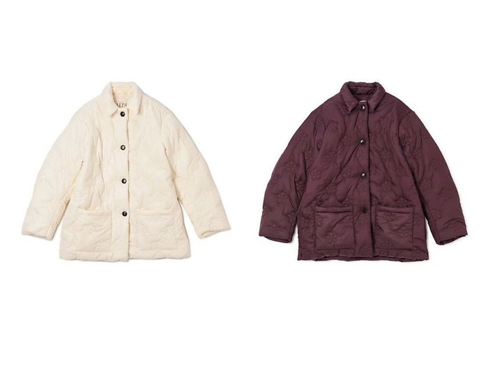 【Eleph/エレフ】のSMALL PUFF COAT&SMALL PUFF COAT おすすめ！トレンド、レディースファッションの通販 おすすめ人気トレンドファッション通販アイテム 人気、トレンドファッション・服の通販 founy(ファニー) ファッション Fashion レディースファッション Fashion for Women アウター Coat / Outerwear Collection コート・ロングコート・ピーコート Long Coats, Peacoats & More 2025年 2025 2025-2026秋冬・A/W Autumn/Winter 2025–26 AW25–26 キルト Quilt, Quilted Fabric クラシック Classic, Timeless Style クロップド Cropped, Short Length フラワー Flower, Floral 防寒 Cold Protection, Winter-Ready |ID:crp329100000224550