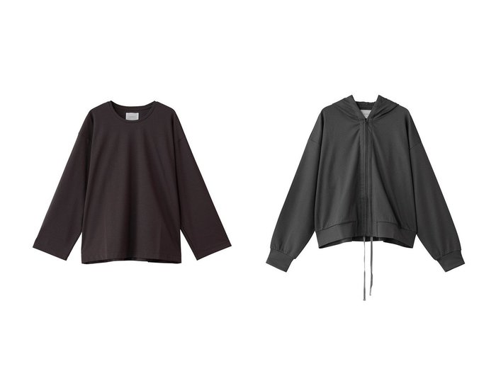 【MIDIUMISOLID/ミディウミソリッド】のstraight slv wide PO プルオーバー&drawstring hoodie フーディー おすすめ！トレンド、レディースファッションの通販 おすすめ人気トレンドファッション通販アイテム インテリア・キッズ・メンズ・レディースファッション・服の通販 founy(ファニー) https://founy.com/ ファッション Fashion レディースファッション Fashion for Women トップス・カットソー Cut & Sew Tops シャツ・ブラウス・オフィスカジュアル Elegant Blouses & Button-Ups カジュアルプルオーバー・ニットトップス Pullovers & Knit Tops / Casual Pullovers レディースパーカー・カジュアルフーディー Casual Hoodies & Sweatshirts ロングTシャツ・Tシャツ Longline T-Shirts & Tees スウェット・クルーネックトップス Sweatshirts & Crewnecks / Relaxed Fit Sweat Tops カットソー・ベーシックTシャツ Cut-and-Sewn Tops / Stretch Tees & Basics おすすめ Recommended / Our Picks シンプル Simple, Minimal ストレート Straight, Straight Cut スリーブ Sleeve, Long Sleeve / Short Sleeve トレンド Trend, Trending Now バランス Balance, Style Balance ベーシック Basic, Essential ルーズ Loose, Oversized レギンス Leggings, Stretch Pants ロング Long, Long-Length ワイド Wide, Wide Fit 新作・新入荷 New Arrivals / New In |ID:crp329100000224561