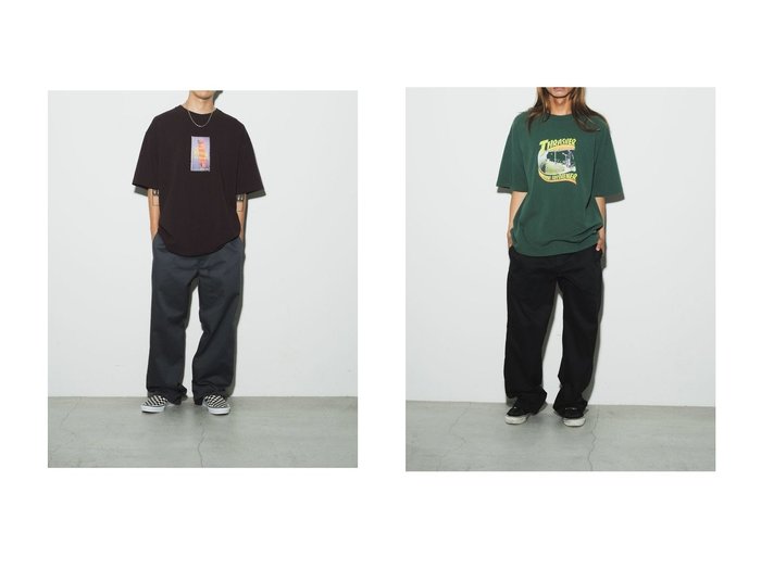 【UNDER R/アンダーアール】の【THRASHER】【UNDER R別注】グラフィック ティー(ブラウン)&【THRASHER】【UNDER R別注】グラフィック ティー(グリーン) おすすめ！トレンド、レディースファッションの通販 おすすめ人気トレンドファッション通販アイテム 人気、トレンドファッション・服の通販 founy(ファニー) ファッション Fashion レディースファッション Fashion for Women トップス・カットソー Cut & Sew Tops シャツ・ブラウス・オフィスカジュアル Elegant Blouses & Button-Ups ロングTシャツ・Tシャツ Longline T-Shirts & Tees カットソー・ベーシックTシャツ Cut-and-Sewn Tops / Stretch Tees & Basics ユニセックス Unisex, Genderless アンダー Underwear Essentials グラフィック Graphic, Graphic Design ショート Short, Short Length ジャケット Jacket, Outerwear スペシャル Special, Limited Edition スリーブ Sleeve, Long Sleeve / Short Sleeve フィット Fit, Slim Fit フロント Front, Front Design ボックス Boxy, Box Shape 別注 Limited Edition, Custom Order 新作・新入荷 New Arrivals / New In |ID:crp329100000224576