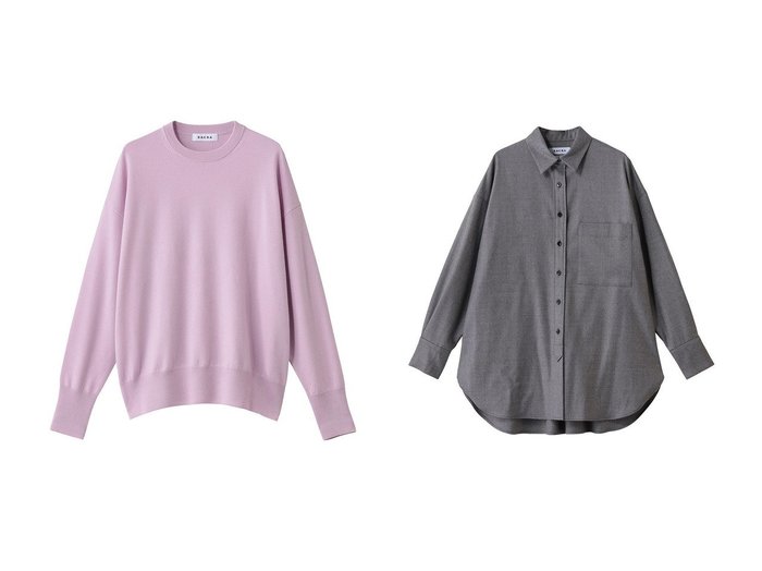 【SACRA/サクラ】のエクストラファインメリノウールプルオーバー&スーパーファインフランネルシャツ おすすめ！トレンド、レディースファッションの通販 おすすめ人気トレンドファッション通販アイテム インテリア・キッズ・メンズ・レディースファッション・服の通販 founy(ファニー) https://founy.com/ ファッション Fashion レディースファッション Fashion for Women トップス・カットソー Cut & Sew Tops ニット Knit Tops & Sweaters カジュアルプルオーバー・ニットトップス Pullovers & Knit Tops / Casual Pullovers シャツ・ブラウス・オフィスカジュアル Elegant Blouses & Button-Ups なめらか Smooth, Silky Texture インナー Innerwear エレガント 上品 Elegant 冬 Winter / This Winter 新作・新入荷 New Arrivals / New In おすすめ Recommended / Our Picks スリーブ Sleeve, Long Sleeve / Short Sleeve セットアップ Set-Up, Coordinated Outfit ヘムライン Hemline, Bottom Cut マニッシュ Mannish, Boyish ロング Long, Long-Length A/W・秋冬 Autumn/Winter |ID:crp329100000224581