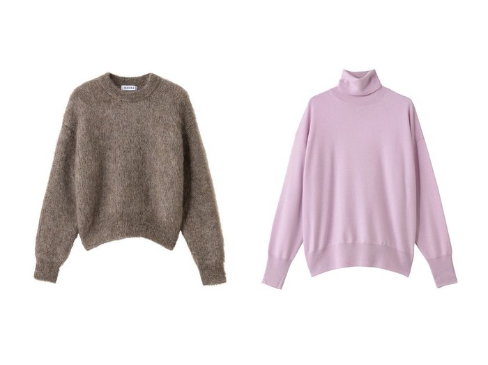 【SACRA/サクラ】のファインキッドモヘアファローニットプルオーバー&エクストラファインメリノウールハイネックプルオーバー おすすめ！トレンド、レディースファッションの通販 おすすめ人気トレンドファッション通販アイテム インテリア・キッズ・メンズ・レディースファッション・服の通販 founy(ファニー) https://founy.com/ ファッション Fashion レディースファッション Fashion for Women トップス・カットソー Cut & Sew Tops ニット Knit Tops & Sweaters カジュアルプルオーバー・ニットトップス Pullovers & Knit Tops / Casual Pullovers コンパクト Compact, Small Size シンプル Simple, Minimal バランス Balance, Style Balance エレガント 上品 Elegant 新作・新入荷 New Arrivals / New In A/W・秋冬 Autumn/Winter なめらか Smooth, Silky Texture インナー Innerwear タートル Turtleneck, Turtle Collar ハイネック High Neck, Mock Neck 冬 Winter / This Winter |ID:crp329100000224582