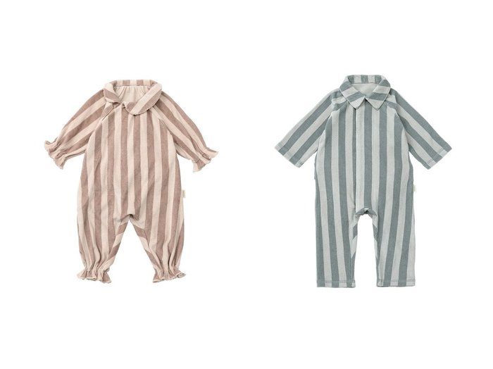 【MARLMARL / KIDS/マールマール】の【BABY】collon カバーオール&【BABY】calin カバーオール おすすめ！ベビー服の通販 おすすめ人気トレンドファッション通販アイテム 人気、トレンドファッション・服の通販 founy(ファニー) ファッション Fashion キッズファッション Fashion for Kids アシンメトリー Asymmetrical Style 吸水 Absorbent, Quick-Dry ストレッチ Stretch, Stretchy Fabric フィット Fit, Slim Fit フリル Frill, Ruffle ベビー Baby, Babywear モダン Modern, Contemporary ロンパース Romper, Jumpsuit おすすめ Recommended / Our Picks 新作・新入荷 New Arrivals / New In |ID:crp329100000224601