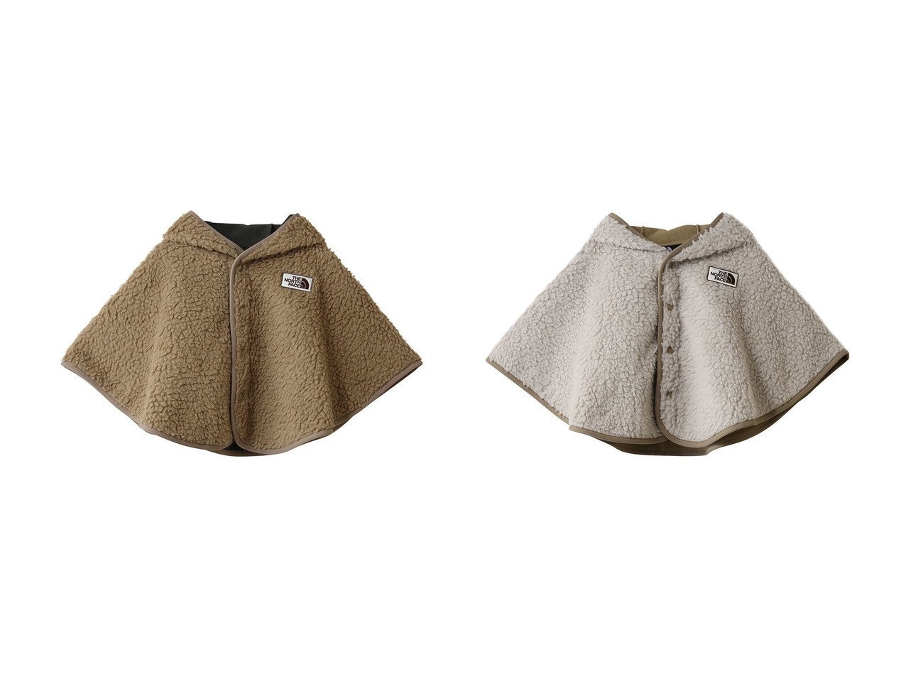 【THE NORTH FACE / KIDS/ザ ノース フェイス】の【Baby】ベビーカドルフリースポンチョ おすすめ！ベビー服の通販 おすすめ人気トレンドファッション通販アイテム インテリア・キッズ・メンズ・レディースファッション・服の通販 founy(ファニー) 　ファッション　Fashion　キッズファッション　Fashion for Kids　アウター　Coat Outerwear /Kids　なめらか　Smooth, Silky Texture　ドット　Polka Dot, Dot Pattern　パイピング　Piping, Trim Design　フロント　Front, Front Design　ベビー　Baby, Babywear　ボンディング　Bonding, Bonded Fabric　ポンチョ　Poncho, Cape Style　冬　Winter / This Winter　新作・新入荷　New Arrivals / New In　秋　Autumn　A/W・秋冬　Autumn/Winter　ブラック系　Black　グリーン系　Green　イエロー系　Yellow　|ID:crp329100000224602