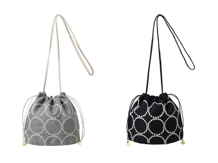【mina perhonen / KIDS/ミナ ペルホネン】の【Kids】gem pochette ポーチ おすすめ！キッズファッションの通販 おすすめ人気トレンドファッション通販アイテム 人気、トレンドファッション・服の通販 founy(ファニー) ファッション Fashion キッズファッション Fashion for Kids ポシェット Pochette, Mini Bag ポーチ Pouch, Small Case エレガント 上品 Elegant 巾着 Drawstring Bag, Kinchaku 新作・新入荷 New Arrivals / New In |ID:crp329100000224608