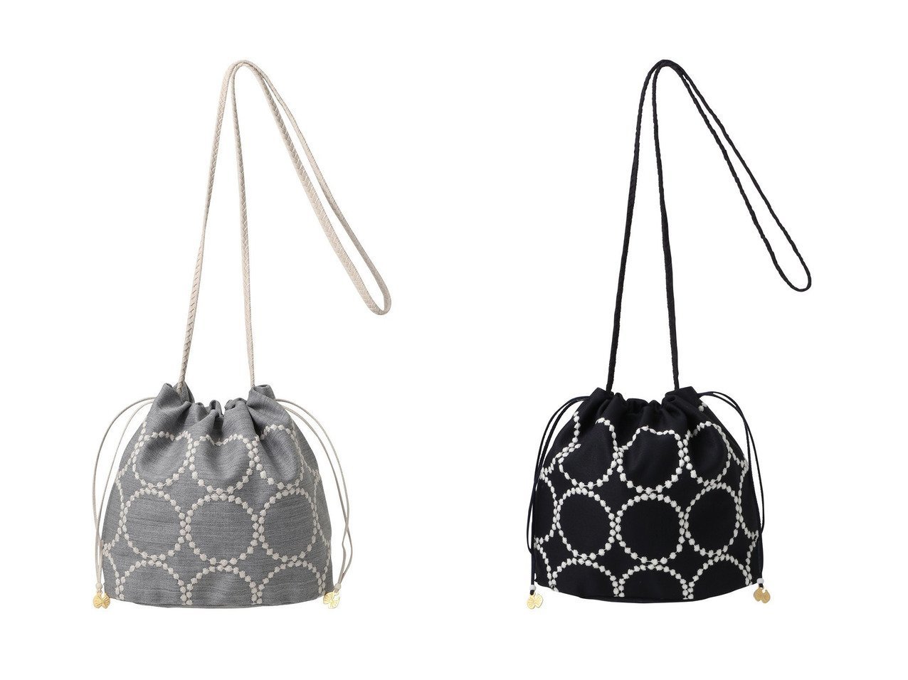 【mina perhonen / KIDS/ミナ ペルホネン】の【Kids】gem pochette ポーチ おすすめ！キッズファッションの通販 おすすめ人気トレンドファッション通販アイテム インテリア・キッズ・メンズ・レディースファッション・服の通販 founy(ファニー) 　ファッション　Fashion　キッズファッション　Fashion for Kids　ポシェット　Pochette, Mini Bag　ポーチ　Pouch, Small Case　エレガント 上品　Elegant　巾着　Drawstring Bag, Kinchaku　新作・新入荷　New Arrivals / New In　グレー系　Gray　ブルー系　Blue　|ID:crp329100000224608