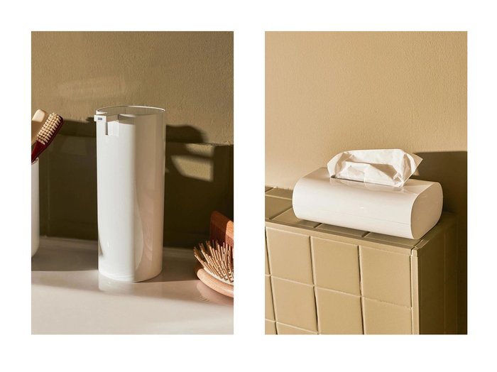 【ALESSI/アレッシ】のBIRILLO ソープディスペンサー&BIRILLO ティッシュボックス おすすめ！インテリア雑貨、家具の通販 おすすめ人気トレンドファッション通販アイテム 人気、トレンドファッション・服の通販 founy(ファニー) イタリア Italy フォルム Silhouette, Form ボックス Boxy, Box Shape |ID:crp329100000224621