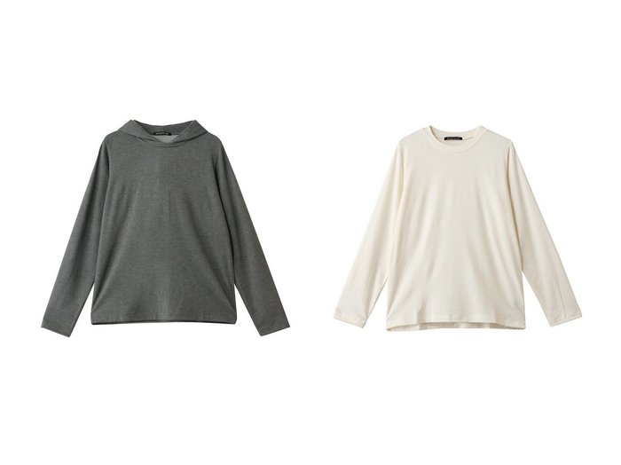 【mizuiro ind/ミズイロ インド】のO プルオーバー&three layered compact T Tシャツ おすすめ！トレンド、レディースファッションの通販 おすすめ人気トレンドファッション通販アイテム 人気、トレンドファッション・服の通販 founy(ファニー) ファッション Fashion レディースファッション Fashion for Women トップス・カットソー Cut & Sew Tops シャツ・ブラウス・オフィスカジュアル Elegant Blouses & Button-Ups ロングTシャツ・Tシャツ Longline T-Shirts & Tees カットソー・ベーシックTシャツ Cut-and-Sewn Tops / Stretch Tees & Basics レディースパーカー・カジュアルフーディー Casual Hoodies & Sweatshirts カジュアルプルオーバー・ニットトップス Pullovers & Knit Tops / Casual Pullovers スウェット・クルーネックトップス Sweatshirts & Crewnecks / Relaxed Fit Sweat Tops インナー Innerwear キャミワンピース Cami Dress, Slip Dress シンプル Simple, Minimal スリーブ Sleeve, Long Sleeve / Short Sleeve ベーシック Basic, Essential ロング Long, Long-Length 新作・新入荷 New Arrivals / New In A/W・秋冬 Autumn/Winter |ID:crp329100000224647