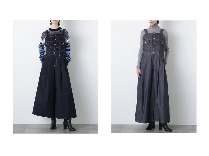 【hueLe Museum/ヒューエルミュージアム】の【STUMBLY】Super Wide Combinaison&【STUMBLY】Super Wide Combinaison おすすめ!トレンド、レディースファッションの通販 おすすめ人気トレンドファッション通販アイテム 人気、トレンドファッション・服の通販 founy(ファニー) ファッション Fashion レディースファッション Fashion for Women パンツ Pants & Trousers インナー Innerwear カットソー Cut and Sewn Top コンパクト Compact, Small Size コンビネゾン Jumpsuit, All-in-One ジャケット Jacket, Outerwear ヴィンテージ Vintage Style 新作・新入荷 New Arrivals / New In |ID:crp329100000224683