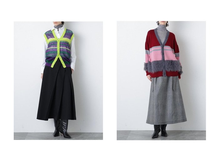 【hueLe Museum/ヒューエルミュージアム】の【STUMBLY】Belted Bicolor Stitch SK&【hLM】タックフレアスカート おすすめ!トレンド、レディースファッションの通販 おすすめ人気トレンドファッション通販アイテム 人気、トレンドファッション・服の通販 founy(ファニー) ファッション Fashion レディースファッション Fashion for Women スカート Skirts Aライン・フレアスカート A-Line & Flared Skirts ロングスカート Long Skirts / Maxi & Midi Skirts エレガント 上品 Elegant クラシック Classic, Timeless Style シンプル Simple, Minimal ツイル Twist, Twisted Detail フォルム Silhouette, Form ロング Long, Long-Length 新作・新入荷 New Arrivals / New In |ID:crp329100000224690