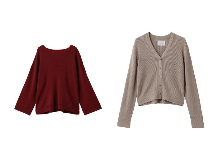 【MIDIUMISOLID/ミディウミソリッド】のrib pintucked PO プルオーバー&neck rib CD カーディガン おすすめ!トレンド、レディースファッションの通販 おすすめ人気トレンドファッション通販アイテム 人気、トレンドファッション・服の通販 founy(ファニー) ファッション Fashion レディースファッション Fashion for Women トップス・カットソー Cut & Sew Tops ニット Knit Tops & Sweaters カジュアルプルオーバー・ニットトップス Pullovers & Knit Tops / Casual Pullovers カーディガン・羽織り Layered Style Cardigans 新作・新入荷 New Arrivals / New In |ID:crp329100000224705
