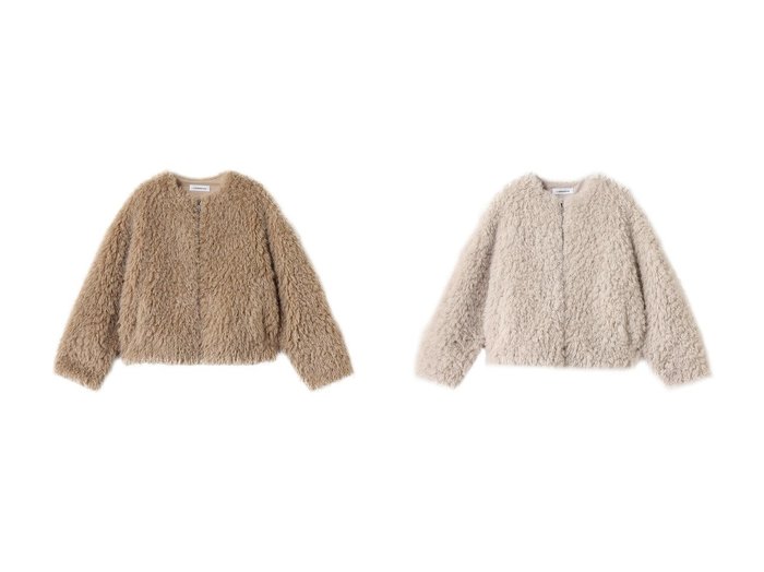 【LIGNAGGIO/リナージオ】のラム風フェイク ノーカラージャケット おすすめ!トレンド、レディースファッションの通販 おすすめ人気トレンドファッション通販アイテム 人気、トレンドファッション・服の通販 founy(ファニー) ファッション Fashion レディースファッション Fashion for Women アウター Coat / Outerwear Collection レディースジャケット・軽アウター Jackets ノーカラージャケット / シンプル上品コーデ Collarless Jackets おすすめ Recommended / Our Picks ショート Short, Short Length ジャケット Jacket, Outerwear デニム Denim, Jeans Material パーティ Party, Party Style フェイク Faux, Fake ミックス Mix, Mixed Style 新作・新入荷 New Arrivals / New In |ID:crp329100000224710