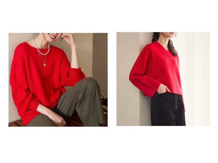 【NIJYUSANKU/23区】の【一部店舗限定】ケーブル 袖デザイン ニット&【一部店舗限定】ソフトウール Vネック ニット おすすめ!トレンド、レディースファッションの通販 おすすめ人気トレンドファッション通販アイテム 人気、トレンドファッション・服の通販 founy(ファニー) ファッション Fashion レディースファッション Fashion for Women トップス・カットソー Cut & Sew Tops ニット Knit Tops & Sweaters Vネックトップス V-Neck Tops / V-Cut Neckline Shirts シンプル Simple, Minimal ストレート Straight, Straight Cut セーター Sweater, Knitwear A/W・秋冬 Autumn/Winter 新作・新入荷 New Arrivals / New In エレガント 上品 Elegant 2025年 2025 2025-2026秋冬・A/W Autumn/Winter 2025–26 AW25–26 |ID:crp329100000224734