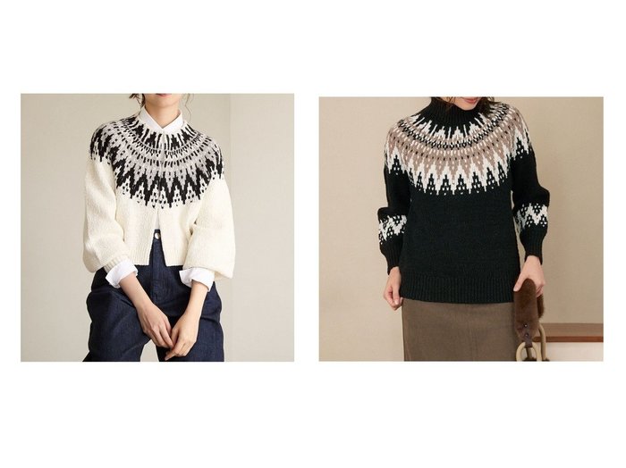 【NIJYUSANKU/23区】の【一部店舗限定】ジャカード ハイネック ニット&【一部店舗限定】ジャカード カーディガン おすすめ!トレンド、レディースファッションの通販 おすすめ人気トレンドファッション通販アイテム 人気、トレンドファッション・服の通販 founy(ファニー) ファッション Fashion レディースファッション Fashion for Women トップス・カットソー Cut & Sew Tops カーディガン・羽織り Layered Style Cardigans ニット Knit Tops & Sweaters イタリア Italy カットソー Cut and Sewn Top カーディガン Cardigan, Knitwear ショート Short, Short Length シンプル Simple, Minimal ジャカード/ジャガード Jacquard, Woven Pattern スリーブ Sleeve, Long Sleeve / Short Sleeve ハイネック High Neck, Mock Neck バランス Balance, Style Balance A/W・秋冬 Autumn/Winter 新作・新入荷 New Arrivals / New In 2025年 2025 2025-2026秋冬・A/W Autumn/Winter 2025–26 AW25–26 |ID:crp329100000224735