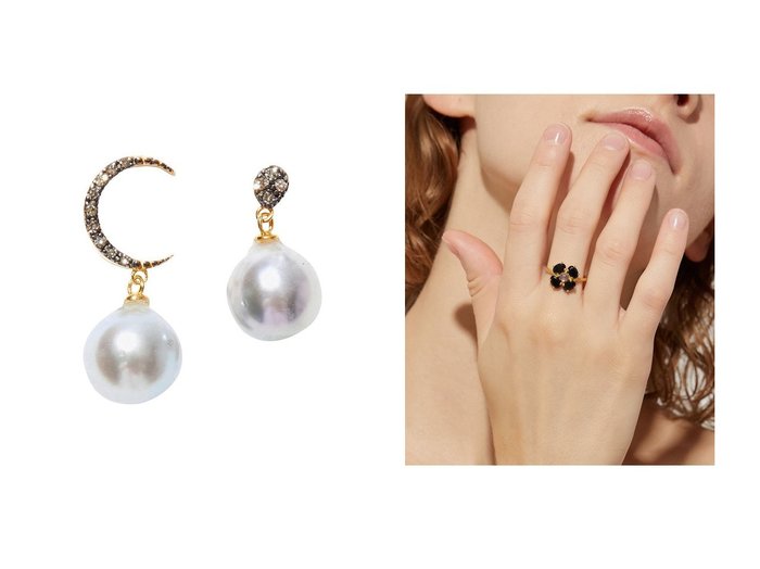 【ARTIDA OUD/アルティーダ ウード】の【ELLE SHOP限定 】eden オニキス ラブラドライト ポピー リング&【ELLE SHOP限定】glimmer アコヤパール ニュームーン スタッド ピアス おすすめ!トレンド、レディースファッションの通販 おすすめ人気トレンドファッション通販アイテム 人気、トレンドファッション・服の通販 founy(ファニー) ファッション Fashion レディースファッション Fashion for Women ジュエリー Jewelry ファッションリング Fashion Rings イヤリング・フープ・ドロップタイプ Hoop, Drop & Clip Earrings インド Indian Textile クール Cool, Chic モチーフ Motif, Design Theme 人気 Popular, Best Seller 別注 Limited Edition, Custom Order 新作・新入荷 New Arrivals / New In |ID:crp329100000224744