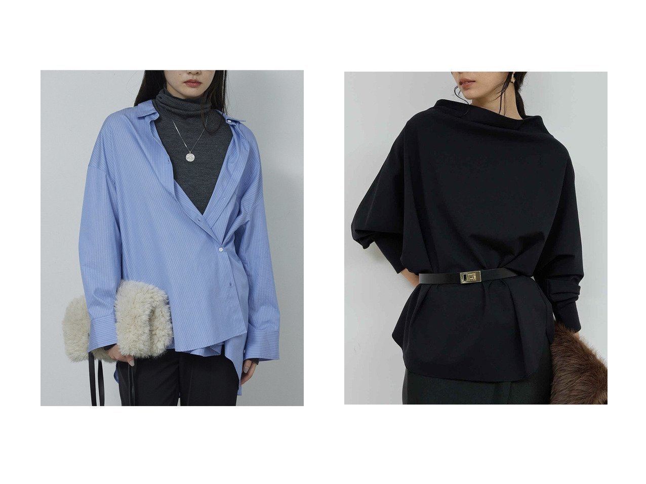 【GALLARDAGALANTE/ガリャルダガランテ】のオーバーシャツ&ドレープボトルポンチ おすすめ!トレンド、レディースファッションの通販 おすすめ人気トレンドファッション通販アイテム インテリア・キッズ・メンズ・レディースファッション・服の通販 founy(ファニー)  ファッション Fashion レディースファッション Fashion for Women トップス・カットソー Cut & Sew Tops シャツ・ブラウス・オフィスカジュアル Elegant Blouses & Button-Ups ロングTシャツ・Tシャツ Longline T-Shirts & Tees カットソー・ベーシックTシャツ Cut-and-Sewn Tops / Stretch Tees & Basics おすすめ Recommended / Our Picks シンプル Simple, Minimal ストライプ Stripe, Striped Pattern スリーブ Sleeve, Long Sleeve / Short Sleeve ロング Long, Long-Length 新作・新入荷 New Arrivals / New In 羽織 Haori, Light Jacket なめらか Smooth, Silky Texture エレガント 上品 Elegant ドレープ Drape, Draping Fabric ホワイト系 White ブルー系 Blue ブラック系 Black |ID:crp329100000224745