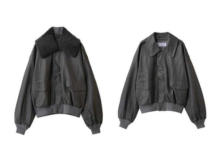 【sisii/シシ】のA-2 ジャケット&A-2 ジャケット 2WAYムートンファー襟付き(取り外し可能) おすすめ人気トレンドファッション通販アイテム インテリア・キッズ・メンズ・レディースファッション・服の通販 founy(ファニー) https://founy.com/ ファッション Fashion レディースファッション Fashion for Women アウター Coat / Outerwear Collection レディースジャケット・軽アウター Jackets ブルゾンジャケット・スポーティアウター Blouson Jackets ジャケット Jacket, Outerwear バランス Balance, Style Balance ミリタリー Military, Army Style 新作・新入荷 New Arrivals / New In スタイリッシュ Stylish, Fashionable フェミニン Feminine, Girly ブルゾン Blouson, Bomber Jacket マニッシュ Mannish, Boyish A/W・秋冬 Autumn/Winter |ID:crp329100000224753