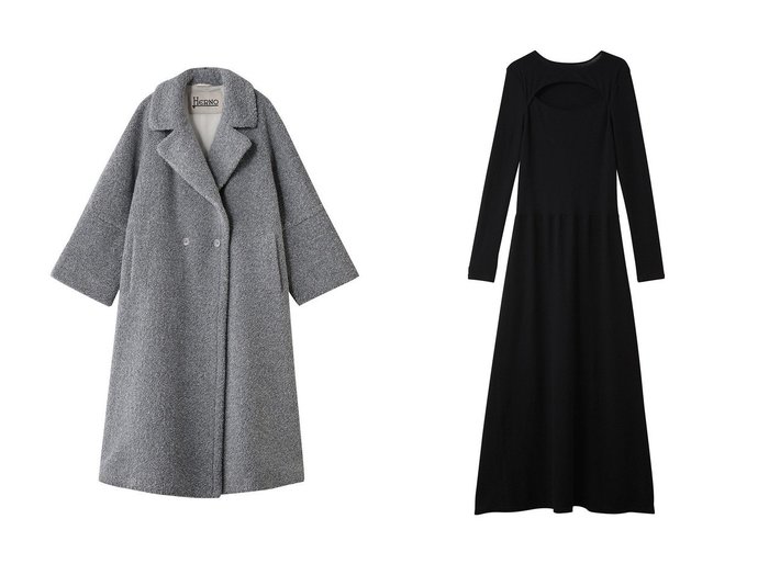 【AROMATIQUE/アロマティック】のWool ロングワンピース&【HERNO/ヘルノ】のボアロングコート おすすめ!トレンド、レディースファッションの通販 おすすめ人気トレンドファッション通販アイテム 人気、トレンドファッション・服の通販 founy(ファニー) ファッション Fashion レディースファッション Fashion for Women アウター Coat / Outerwear Collection コート・ロングコート・ピーコート Long Coats, Peacoats & More ワンピース Dresses チュニック Tunic Tops & Dresses マキシ Maxi, Full Length ロング Long, Long-Length 再入荷 Restock / Back in Stock カッティング Cutting Detail コンパクト Compact, Small Size スニーカー Sneakers, Trainers スリット Slit, Slit Detail チュニック Tunic, Long Top フラット Flat, Flat Shoes フレア Flare, Flared 新作・新入荷 New Arrivals / New In |ID:crp329100000224765