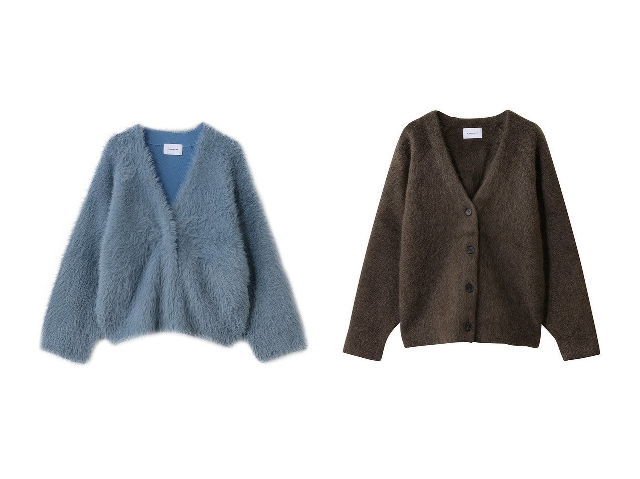 【STUNNING LURE/スタニングルアー】のロングフェザーカーディガン&rヤクミンクファーカーディガン おすすめ!トレンド、レディースファッションの通販 おすすめ人気トレンドファッション通販アイテム インテリア・キッズ・メンズ・レディースファッション・服の通販 founy(ファニー)  ファッション Fashion レディースファッション Fashion for Women トップス・カットソー Cut & Sew Tops ニット Knit Tops & Sweaters カーディガン・羽織り Layered Style Cardigans カーディガン Cardigan, Knitwear ダウン Down, Puffer デコルテ Décolleté, Neckline デニム Denim, Jeans Material フェザー Feather, Feather Detail ロング Long, Long-Length 新作・新入荷 New Arrivals / New In スリーブ Sleeve, Long Sleeve / Short Sleeve ベーシック Basic, Essential リュクス Luxury, Elegant, High-End, Chic A/W・秋冬 Autumn/Winter グレー系 Gray ブルー系 Blue ブラウン系 Brown ブラック系 Black |ID:crp329100000224771