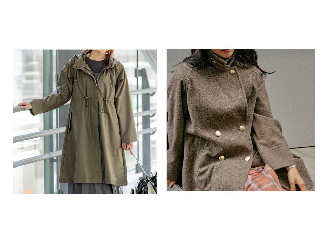 【GLOBAL WORK/グローバルワーク】の軽やかストレッチ襟2WAYコート/499666&モッズレインコート/986912 おすすめ!トレンド、レディースファッションの通販 おすすめ人気トレンドファッション通販アイテム インテリア・キッズ・メンズ・レディースファッション・服の通販 founy(ファニー)  ファッション Fashion レディースファッション Fashion for Women アウター Coat / Outerwear Collection コート・ロングコート・ピーコート Long Coats, Peacoats & More コンパクト Compact, Small Size ドローストリング Drawstring, Pull Cord ポーチ Pouch, Small Case 軽量 Lightweight, Ultra Light ショート Short, Short Length スタンド Stand Collar, Upright Stand ストレッチ Stretch, Stretchy Fabric デニム Denim, Jeans Material トレンド Trend, Trending Now 人気 Popular, Best Seller バランス Balance, Style Balance プリーツ Pleats, Pleated 防寒 Cold Protection, Winter-Ready マフラー Scarf, Muffler ミドル Middle Length, Mid Height ロング Long, Long-Length おすすめ Recommended / Our Picks エレガント 上品 Elegant グリーン系 Green ブラック系 Black グレー系 Gray ベージュ系 Beige |ID:crp329100000224789