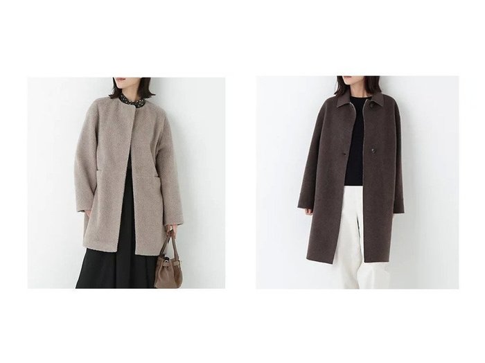 【HUMAN WOMAN/ヒューマンウーマン】のボアノーカラーコート&リバーシブルステンカラーリバーコート おすすめ!トレンド、レディースファッションの通販 おすすめ人気トレンドファッション通販アイテム 人気、トレンドファッション・服の通販 founy(ファニー) ファッション Fashion レディースファッション Fashion for Women アウター Coat / Outerwear Collection コート・ロングコート・ピーコート Long Coats, Peacoats & More おすすめ Recommended / Our Picks インナー Innerwear スタンダード Standard, Basic スリーブ Sleeve, Long Sleeve / Short Sleeve ボトム Bottoms, Lower Wear ポケット Pocket, Pocket Detail メルトン Melton, Heavy Wool リバーシブル Reversible, Two-Sided エレガント 上品 Elegant 定番 Standard, Basic Item 無地 Plain, Solid Color |ID:crp329100000224804