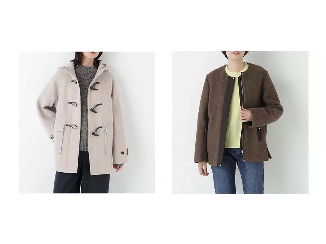 【HUMAN WOMAN/ヒューマンウーマン】のスライバージップジャケット&モッサミドルダッフルコート おすすめ!トレンド、レディースファッションの通販 おすすめ人気トレンドファッション通販アイテム インテリア・キッズ・メンズ・レディースファッション・服の通販 founy(ファニー)  ファッション Fashion レディースファッション Fashion for Women アウター Coat / Outerwear Collection コート・ロングコート・ピーコート Long Coats, Peacoats & More ダッフルコート Duffle Coats レディースジャケット・軽アウター Jackets おすすめ Recommended / Our Picks スタンダード Standard, Basic ダッフルコート Duffle Coat, Toggle Coat トレンド Trend, Trending Now ボーダー Border, Stripe メルトン Melton, Heavy Wool 冬 Winter / This Winter 別注 Limited Edition, Custom Order イタリア Italy バランス Balance, Style Balance ブルゾン Blouson, Bomber Jacket ボトム Bottoms, Lower Wear ポケット Pocket, Pocket Detail 人気 Popular, Best Seller ブルー系 Blue ベージュ系 Beige グリーン系 Green ブラウン系 Brown |ID:crp329100000224805