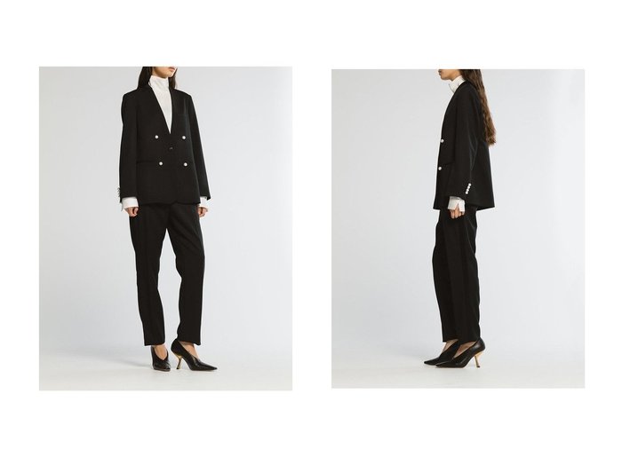 【CINOH/チノ】の【BLACK FORMAL】ノーカラー ジャケット おすすめ!トレンド、レディースファッションの通販 おすすめ人気トレンドファッション通販アイテム 人気、トレンドファッション・服の通販 founy(ファニー) ファッション Fashion レディースファッション Fashion for Women アウター Coat / Outerwear Collection レディースジャケット・軽アウター Jackets ノーカラージャケット / シンプル上品コーデ Collarless Jackets エレガント 上品 Elegant オケージョン Occasion Wear シンプル Simple, Minimal ジャケット Jacket, Outerwear パール Pearl, Pearl Accent フロント Front, Front Design マニッシュ Mannish, Boyish 定番 Standard, Basic Item 新作・新入荷 New Arrivals / New In |ID:crp329100000224810