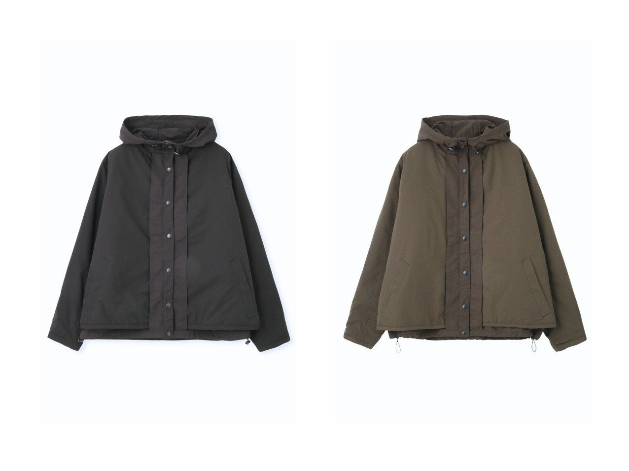 【lelill/レリル】の4WAY BLOUSON おすすめ！トレンド、レディースファッションの通販 おすすめ人気トレンドファッション通販アイテム インテリア・キッズ・メンズ・レディースファッション・服の通販 founy(ファニー) 　ファッション　Fashion　レディースファッション　Fashion for Women　アウター　Coat / Outerwear Collection　コート・ロングコート・ピーコート　Long Coats, Peacoats & More　ブルゾンジャケット・スポーティアウター　Blouson Jackets　ショート　Short, Short Length　チェック　Check, Plaid, Tartan　ドッキング　Docking, Mixed Material　ドローコード　Drawcord, Drawstring Cord　ブルゾン　Blouson, Bomber Jacket　ベスト　Vest, Waistcoat　リバーシブル　Reversible, Two-Sided　新作・新入荷　New Arrivals / New In　無地　Plain, Solid Color　ブラック系　Black　ブラウン系　Brown　|ID:crp329100000224811