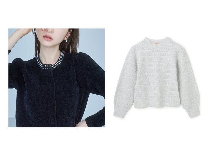 【TOCCA/トッカ】の【洗える】MOONLIT MUSE ニットプルオーバー&【洗える】MIDNIGHT VELVET ニットジャケット おすすめ！トレンド、レディースファッションの通販 おすすめ人気トレンドファッション通販アイテム インテリア・キッズ・メンズ・レディースファッション・服の通販 founy(ファニー) https://founy.com/ ファッション Fashion レディースファッション Fashion for Women アウター Coat / Outerwear Collection レディースジャケット・軽アウター Jackets トップス・カットソー Cut & Sew Tops ニット Knit Tops & Sweaters カジュアルプルオーバー・ニットトップス Pullovers & Knit Tops / Casual Pullovers 洗える Machine Washable 吸水 Absorbent, Quick-Dry ジャケット Jacket, Outerwear ストレート Straight, Straight Cut セーター Sweater, Knitwear ダウン Down, Puffer デニム Denim, Jeans Material トレンド Trend, Trending Now ネックレス Necklace, Pendant Necklace ビジュー Bijou, Jewel-like Accent ベルベット Velvet, Velvety ベロア Velour, Soft Velvet 冬 Winter / This Winter A/W・秋冬 Autumn/Winter 新作・新入荷 New Arrivals / New In おすすめ Recommended / Our Picks エレガント 上品 Elegant 2025年 2025 2025-2026秋冬・A/W Autumn/Winter 2025–26 AW25–26 |ID:crp329100000224816