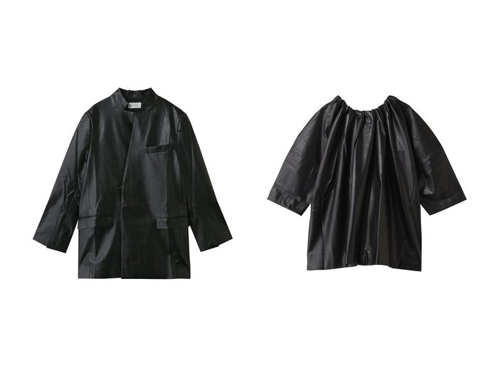 【FOURAM/フォーラム】のFAUX LEATHER SMOCK&EMBOSS FAUX LEATHER JACKET おすすめ！トレンド、レディースファッションの通販 おすすめ人気トレンドファッション通販アイテム 人気、トレンドファッション・服の通販 founy(ファニー) 　ファッション　Fashion　レディースファッション　Fashion for Women　アウター　Coat / Outerwear Collection　レディースジャケット・軽アウター　Jackets　ワンピース　Dresses　チュニック　Tunic Tops & Dresses　おすすめ　Recommended / Our Picks　エレガント 上品　Elegant　ジャケット　Jacket, Outerwear　トレンド　Trend, Trending Now　フェイクレザー　Faux Leather, PU Leather　フェミニン　Feminine, Girly　リュクス　Luxury, Elegant, High-End, Chic　新作・新入荷　New Arrivals / New In　|ID:crp329100000224842