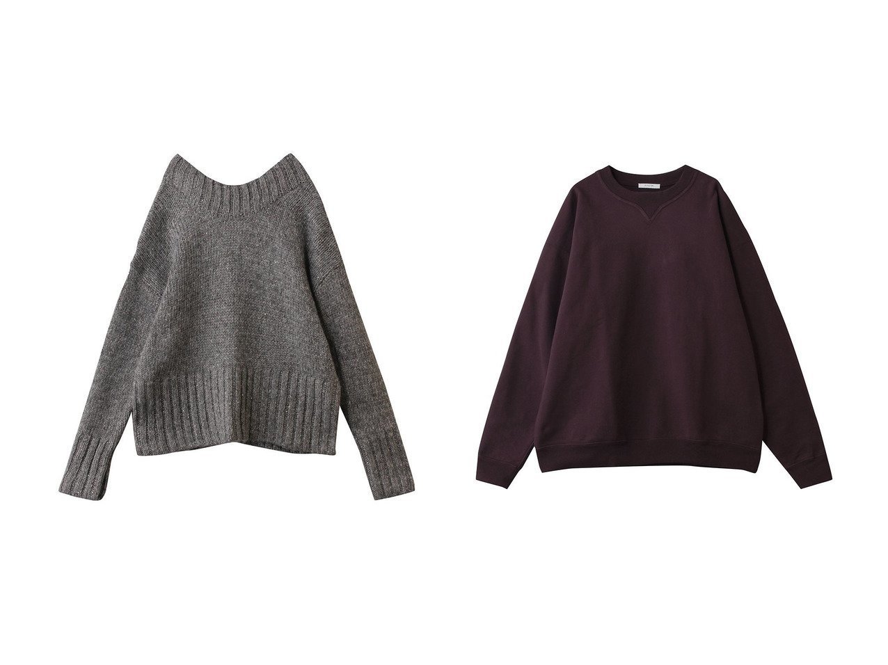 【FOURAM/フォーラム】のBIO URAKE&SEQUINS LAME KNIT おすすめ！トレンド、レディースファッションの通販 おすすめ人気トレンドファッション通販アイテム インテリア・キッズ・メンズ・レディースファッション・服の通販 founy(ファニー) 　ファッション　Fashion　レディースファッション　Fashion for Women　トップス・カットソー　Cut & Sew Tops　ニット　Knit Tops & Sweaters　カジュアルプルオーバー・ニットトップス　Pullovers & Knit Tops / Casual Pullovers　シャツ・ブラウス・オフィスカジュアル　Elegant Blouses & Button-Ups　レディースパーカー・カジュアルフーディー　Casual Hoodies & Sweatshirts　ロングTシャツ・Tシャツ　Longline T-Shirts & Tees　スウェット・クルーネックトップス　Sweatshirts & Crewnecks / Relaxed Fit Sweat Tops　カットソー・ベーシックTシャツ　Cut-and-Sewn Tops / Stretch Tees & Basics　グリッター　Glitter, Sparkle　ショート　Short, Short Length　シンプル　Simple, Minimal　バランス　Balance, Style Balance　新作・新入荷　New Arrivals / New In　グレー系　Gray　ブラック系　Black　|ID:crp329100000224846