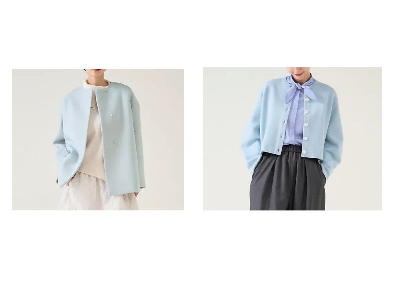 【martinique/マルティニーク】のダブルフェイスニットカーディガン&ノーカラーコート おすすめ!トレンド、レディースファッションの通販 おすすめ人気トレンドファッション通販アイテム インテリア・キッズ・メンズ・レディースファッション・服の通販 founy(ファニー)  ファッション Fashion レディースファッション Fashion for Women アウター Coat / Outerwear Collection コート・ロングコート・ピーコート Long Coats, Peacoats & More トップス・カットソー Cut & Sew Tops ニット Knit Tops & Sweaters カーディガン・羽織り Layered Style Cardigans イタリア Italy ジャカード/ジャガード Jacquard, Woven Pattern ストール Stole, Wrap センター Center, Center Line フロント Front, Front Design プリーツ Pleats, Pleated マフラー Scarf, Muffler モダン Modern, Contemporary おすすめ Recommended / Our Picks エレガント 上品 Elegant ホリデーシーズン Holiday Season インナー Innerwear カーディガン Cardigan, Knitwear コンパクト Compact, Small Size バランス Balance, Style Balance ブラック系 Black イエロー系 Yellow ホワイト系 White |ID:crp329100000224858