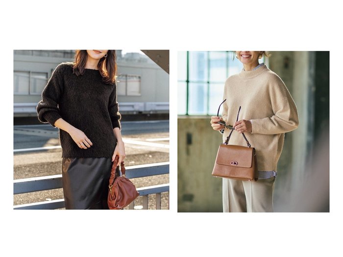 【DoCLASSE/ドゥクラッセ】のモヘア混シャギー・2WAYプルオーバーニット&ウール混タム・ハイネックニット 40代、50代の方におすすめ!トレンド、レディースファッションの通販 おすすめ人気トレンドファッション通販アイテム 人気、トレンドファッション・服の通販 founy(ファニー) ファッション Fashion レディースファッション Fashion for Women トップス・カットソー Cut & Sew Tops ニット Knit Tops & Sweaters カジュアルプルオーバー・ニットトップス Pullovers & Knit Tops / Casual Pullovers 新作・新入荷 New Arrivals / New In アンゴラ Angora Knitwear スリーブ Sleeve, Long Sleeve / Short Sleeve セーター Sweater, Knitwear フェミニン Feminine, Girly なめらか Smooth, Silky Texture ショルダー Shoulder, Shoulder Strap ストレッチ Stretch, Stretchy Fabric ドロップ Drop Shoulder, Dropped Style ハイネック High Neck, Mock Neck エレガント 上品 Elegant 人気 Popular, Best Seller |ID:crp329100000224874