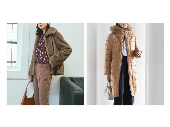 【DoCLASSE/ドゥクラッセ】のエコミンク・衿付きブルゾン&艶Airダウン・エコファーフードロングコート 40代、50代の方におすすめ!トレンド、レディースファッションの通販 おすすめ人気トレンドファッション通販アイテム 人気、トレンドファッション・服の通販 founy(ファニー) ファッション Fashion レディースファッション Fashion for Women アウター Coat / Outerwear Collection レディースジャケット・軽アウター Jackets ブルゾンジャケット・スポーティアウター Blouson Jackets コート・ロングコート・ピーコート Long Coats, Peacoats & More 新作・新入荷 New Arrivals / New In インナー Innerwear コンパクト Compact, Small Size ジャケット Jacket, Outerwear デニム Denim, Jeans Material パーティ Party, Party Style ブルゾン Blouson, Bomber Jacket リアル Real, Realistic 冬 Winter / This Winter カッティング Cutting Detail シェイプ Shape, Slim Fit タフタ Taffeta, Structured Fabric ダウン Down, Puffer バランス Balance, Style Balance |ID:crp329100000224876