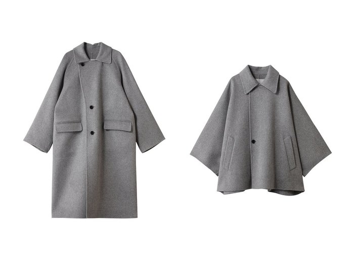【DEPAREILLE/デパリエ】のウールダブルフェイスチェスターコート&ウールダブルフェイスポンチョコート おすすめ!トレンド、レディースファッションの通販 おすすめ人気トレンドファッション通販アイテム 人気、トレンドファッション・服の通販 founy(ファニー) ファッション Fashion レディースファッション Fashion for Women アウター Coat / Outerwear Collection コート・ロングコート・ピーコート Long Coats, Peacoats & More チェスターコート・ロング丈アウター Chester Coats / Chesterfield Long Coats ポンチョ・ケープコート Ponchos & Capes なめらか Smooth, Silky Texture ダブル Double, Double-Breasted チェスターコート Chester Coat, Long Coat デニム Denim, Jeans Material ビジネス 仕事 通勤 Business / Work / Commuting フェイス Face, Facial Design ロング Long, Long-Length 新作・新入荷 New Arrivals / New In |ID:crp329100000224883