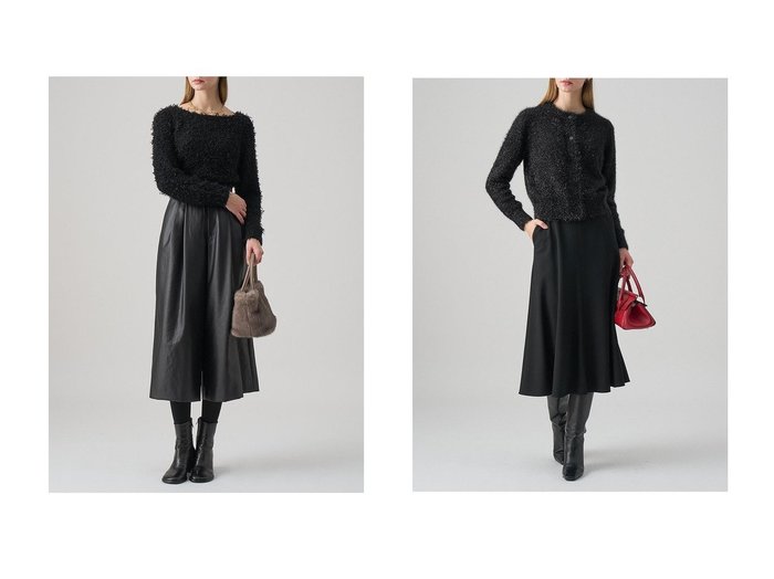 【ANAYI/アナイ】のチュールシャギーオフショルダー プルオーバー&ラメシャギークルー カーディガン おすすめ!トレンド、レディースファッションの通販 おすすめ人気トレンドファッション通販アイテム インテリア・キッズ・メンズ・レディースファッション・服の通販 founy(ファニー) https://founy.com/ ファッション Fashion レディースファッション Fashion for Women トップス・カットソー Cut & Sew Tops ニット Knit Tops & Sweaters カジュアルプルオーバー・ニットトップス Pullovers & Knit Tops / Casual Pullovers カーディガン・羽織り Layered Style Cardigans 新作・新入荷 New Arrivals / New In |ID:crp329100000224902