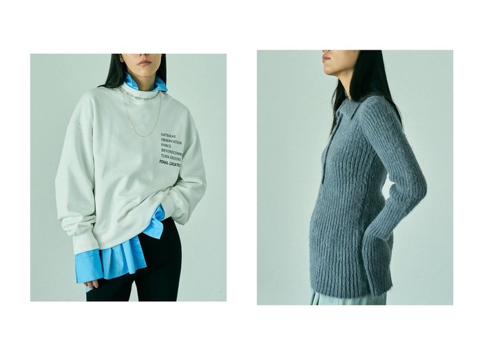 【Chaos/カオス】のムーファポロニット&【WHY NOT NOW】パークスウェット おすすめ！トレンド、レディースファッションの通販 おすすめ人気トレンドファッション通販アイテム インテリア・キッズ・メンズ・レディースファッション・服の通販 founy(ファニー) https://founy.com/ ファッション Fashion レディースファッション Fashion for Women トップス・カットソー Cut & Sew Tops シャツ・ブラウス・オフィスカジュアル Elegant Blouses & Button-Ups レディースパーカー・カジュアルフーディー Casual Hoodies & Sweatshirts ロングTシャツ・Tシャツ Longline T-Shirts & Tees スウェット・クルーネックトップス Sweatshirts & Crewnecks / Relaxed Fit Sweat Tops カットソー・ベーシックTシャツ Cut-and-Sewn Tops / Stretch Tees & Basics ニット Knit Tops & Sweaters カジュアルプルオーバー・ニットトップス Pullovers & Knit Tops / Casual Pullovers おすすめ Recommended / Our Picks エレガント 上品 Elegant プリント Print, Printed Pattern 冬 Winter / This Winter 新作・新入荷 New Arrivals / New In |ID:crp329100000224931