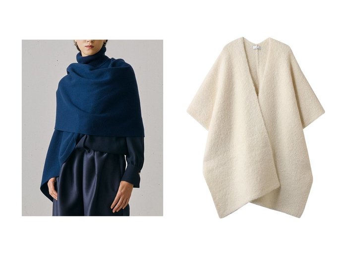 【j./ジェイドット】のウルトラファインメリノハイネックポンチョ&アルパカループヤーンストールコート おすすめ！トレンド、レディースファッションの通販 おすすめ人気トレンドファッション通販アイテム インテリア・キッズ・メンズ・レディースファッション・服の通販 founy(ファニー) https://founy.com/ ファッション Fashion レディースファッション Fashion for Women トップス・カットソー Cut & Sew Tops ニット Knit Tops & Sweaters カジュアルプルオーバー・ニットトップス Pullovers & Knit Tops / Casual Pullovers アウター Coat / Outerwear Collection コート・ロングコート・ピーコート Long Coats, Peacoats & More ハイネック High Neck, Mock Neck 冬 Winter / This Winter 新作・新入荷 New Arrivals / New In |ID:crp329100000224935