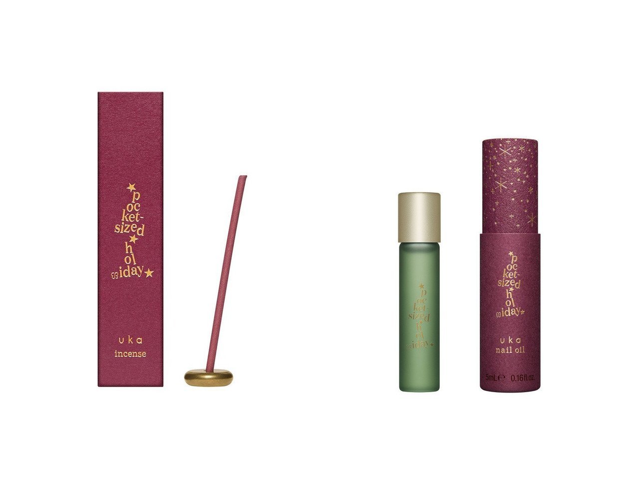 【Uka/ウカ】のuka インセンス ポケットサイズド ホリデー&uka ネイルオイル ポケットサイズド ホリデー おすすめ！トレンド、レディースファッションの通販 おすすめ人気トレンドファッション通販アイテム インテリア・キッズ・メンズ・レディースファッション・服の通販 founy(ファニー) 　ファッション　Fashion　レディースファッション　Fashion for Women　コンパクト　Compact, Small Size　ショート　Short, Short Length　ボックス　Boxy, Box Shape　ユニセックス　Unisex, Genderless　リラックス　Relax, Relaxed Fit　ホリデーシーズン　Holiday Season　新作・新入荷　New Arrivals / New In　|ID:crp329100000224947