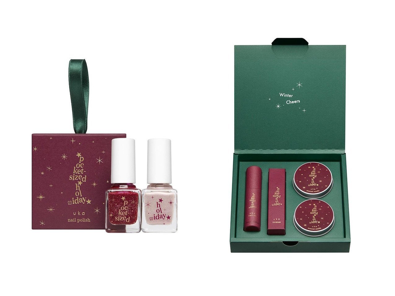 【Uka/ウカ】のuka ネイルポリッシュ ポケットサイズド ホリデー&uka ホリデーコフレ ポケットサイズド ホリデー おすすめ！トレンド、レディースファッションの通販 おすすめ人気トレンドファッション通販アイテム インテリア・キッズ・メンズ・レディースファッション・服の通販 founy(ファニー) 　ファッション　Fashion　レディースファッション　Fashion for Women　イラスト　Illustration　ガラス　Glass, Glassware　シンプル　Simple, Minimal　ネイル　Nail, Nail Art　パール　Pearl, Pearl Accent　モチーフ　Motif, Design Theme　ユニセックス　Unisex, Genderless　リボン　Ribbon, Bow　おすすめ　Recommended / Our Picks　エレガント 上品　Elegant　ホリデーシーズン　Holiday Season　ギフト プレゼント　Gift / Present　新作・新入荷　New Arrivals / New In　|ID:crp329100000224948