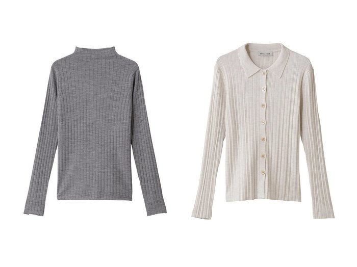 【DEPAREILLE/デパリエ】のハイゲージリブタートルネック&ハイゲージリブポロカーディガン おすすめ!トレンド、レディースファッションの通販 おすすめ人気トレンドファッション通販アイテム 人気、トレンドファッション・服の通販 founy(ファニー) ファッション Fashion レディースファッション Fashion for Women トップス・カットソー Cut & Sew Tops ニット Knit Tops & Sweaters カジュアルプルオーバー・ニットトップス Pullovers & Knit Tops / Casual Pullovers タートルネック・ハイネックトップス Turtlenecks & High-Neck Tops カーディガン・羽織り Layered Style Cardigans ジャケット Jacket, Outerwear タートル Turtleneck, Turtle Collar タートルネック Turtleneck, High Neck 今季 This Season, Current Season 新作・新入荷 New Arrivals / New In |ID:crp329100000224953