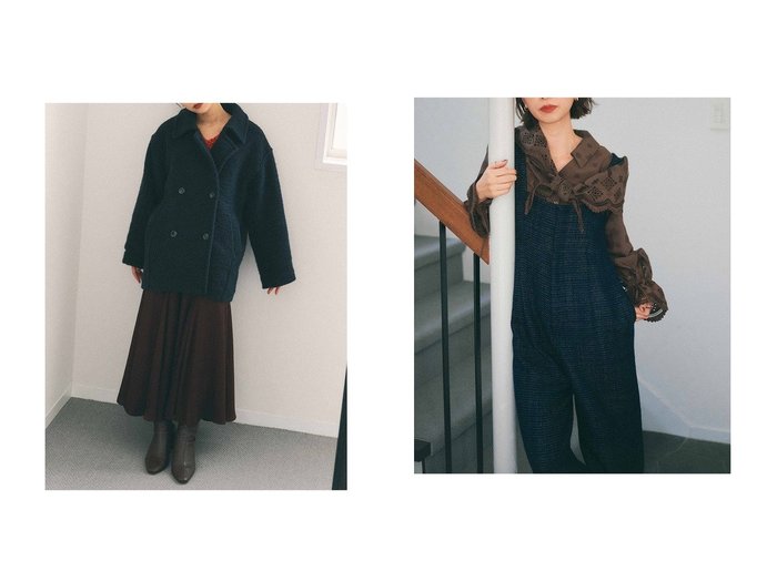 【STRATA/エストラータ】のラメミックスツイードサロペット&ウールループダブルコート おすすめ!トレンド、レディースファッションの通販 おすすめ人気トレンドファッション通販アイテム 人気、トレンドファッション・服の通販 founy(ファニー) ファッション Fashion レディースファッション Fashion for Women アウター Coat / Outerwear Collection コート・ロングコート・ピーコート Long Coats, Peacoats & More パンツ Pants & Trousers おすすめ Recommended / Our Picks インナー Innerwear シンプル Simple, Minimal ジャケット Jacket, Outerwear スタンド Stand Collar, Upright Stand ダブル Double, Double-Breasted デニム Denim, Jeans Material フォルム Silhouette, Form フロント Front, Front Design マニッシュ Mannish, Boyish ミドル Middle Length, Mid Height ロング Long, Long-Length ワイド Wide, Wide Fit 新作・新入荷 New Arrivals / New In |ID:crp329100000224957