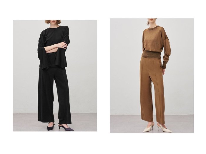 【uncrave/アンクレイヴ】のラメニット プルオーバー&スエード ドルマントップス おすすめ！トレンド、レディースファッションの通販 おすすめ人気トレンドファッション通販アイテム 人気、トレンドファッション・服の通販 founy(ファニー) ファッション Fashion レディースファッション Fashion for Women トップス・カットソー Cut & Sew Tops シャツ・ブラウス・オフィスカジュアル Elegant Blouses & Button-Ups ニット Knit Tops & Sweaters カジュアルプルオーバー・ニットトップス Pullovers & Knit Tops / Casual Pullovers イタリア Italy コーティング Coating, Coated Finish シェイプ Shape, Slim Fit スリット Slit, Slit Detail スリーブ Sleeve, Long Sleeve / Short Sleeve バランス Balance, Style Balance フレア Flare, Flared ロング Long, Long-Length フィット Fit, Slim Fit エレガント 上品 Elegant ビジネス 仕事 通勤 Business / Work / Commuting |ID:crp329100000224961