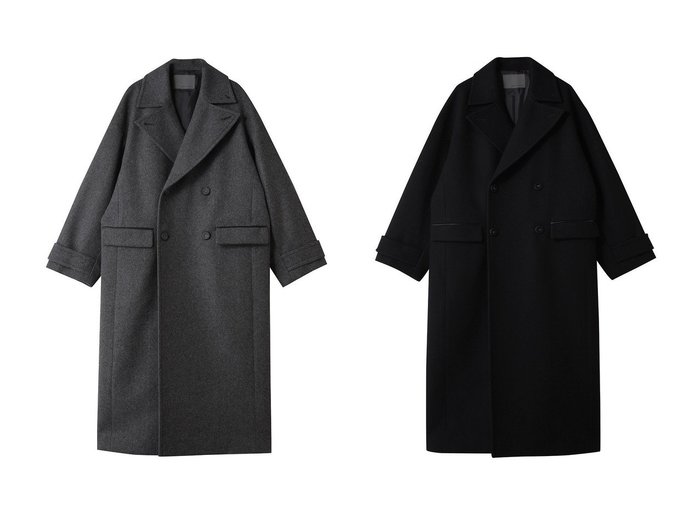 【uncrave/アンクレイヴ】のライトメルトン ロングチェスターコート おすすめ！トレンド、レディースファッションの通販 おすすめ人気トレンドファッション通販アイテム 人気、トレンドファッション・服の通販 founy(ファニー) ファッション Fashion レディースファッション Fashion for Women アウター Coat / Outerwear Collection コート・ロングコート・ピーコート Long Coats, Peacoats & More チェスターコート・ロング丈アウター Chester Coats / Chesterfield Long Coats クラシカル Classical, Vintage-Inspired ビッグ Big, Oversized メルトン Melton, Heavy Wool ロング Long, Long-Length 定番 Standard, Basic Item |ID:crp329100000224963