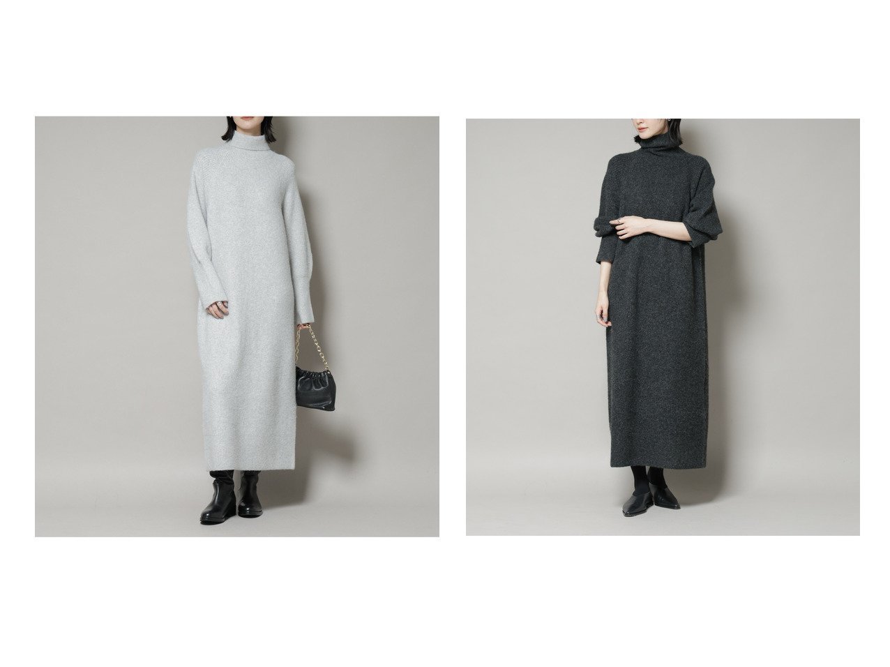 【nano universe/ナノ ユニバース】のエアリーヤーン畦編タートルニットマキシワンピース おすすめ！トレンド、レディースファッションの通販 おすすめ人気トレンドファッション通販アイテム インテリア・キッズ・メンズ・レディースファッション・服の通販 founy(ファニー) 　ファッション　Fashion　レディースファッション　Fashion for Women　ワンピース　Dresses　マキシ丈ワンピース・ロングドレス　Maxi Dresses / Long One-Pieces　ウォッシャブル　Machine Washable　畦　Ribbed Knit　シンプル　Simple, Minimal　タートルネック　Turtleneck, High Neck　ベーシック　Basic, Essential　マキシ　Maxi, Full Length　リラックス　Relax, Relaxed Fit　ワイド　Wide, Wide Fit　アウトレット　Outlet / Clearance　おすすめ　Recommended / Our Picks　エレガント 上品　Elegant　ビジネス 仕事 通勤　Business / Work / Commuting　2025年　2025　2025-2026秋冬・A/W　Autumn/Winter 2025–26 AW25–26　グレー系　Gray　ブルー系　Blue　|ID:crp329100000224980