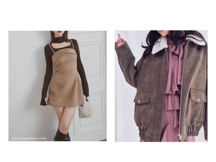 【SNIDEL/スナイデル】の2wayハイネックプルオーバー&マルチファブリックボアカラーブルゾン おすすめ！トレンド、レディースファッションの通販 おすすめ人気トレンドファッション通販アイテム インテリア・キッズ・メンズ・レディースファッション・服の通販 founy(ファニー) https://founy.com/ ファッション Fashion レディースファッション Fashion for Women トップス・カットソー Cut & Sew Tops カジュアルプルオーバー・ニットトップス Pullovers & Knit Tops / Casual Pullovers アウター Coat / Outerwear Collection ブルゾンジャケット・スポーティアウター Blouson Jackets インナー Innerwear ウェーブ Wavy Pattern クロップド Cropped, Short Length シンプル Simple, Minimal ストレート Straight, Straight Cut スマート Smart, Elegant デコルテ Décolleté, Neckline トレンド Trend, Trending Now ハイネック High Neck, Mock Neck フィット Fit, Slim Fit フロント Front, Front Design リブニット Rib Knit, Ribbed Knit おすすめ Recommended / Our Picks |ID:crp329100000224987