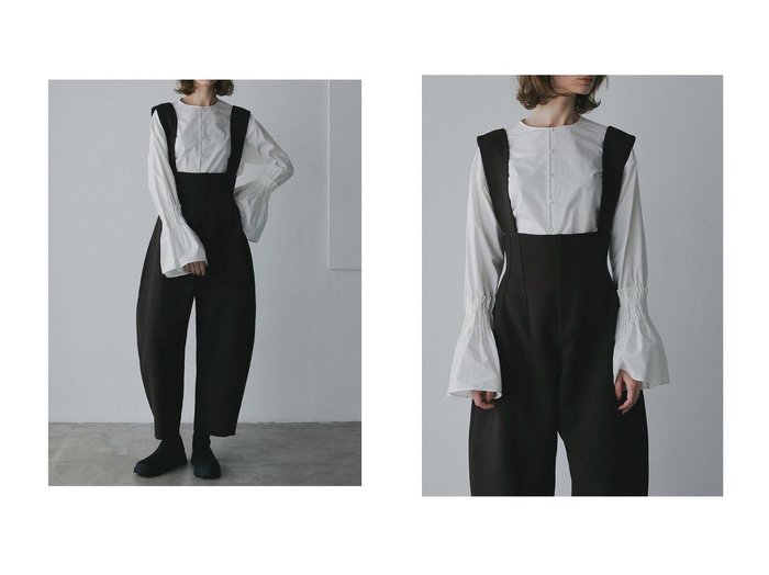 【HER./ハー】のハイウエストカーブパンツ おすすめ！トレンド、レディースファッションの通販 おすすめ人気トレンドファッション通販アイテム 人気、トレンドファッション・服の通販 founy(ファニー) ファッション Fashion レディースファッション Fashion for Women パンツ Pants & Trousers サスペンダー Suspenders, Braces シェイプ Shape, Slim Fit フォルム Silhouette, Form 新作・新入荷 New Arrivals / New In |ID:crp329100000225005