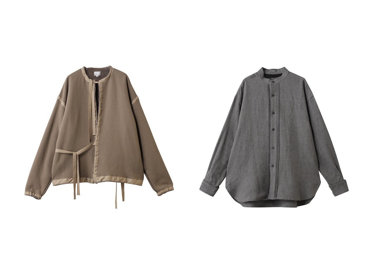 【VERYTAGE / MEN/ベリーテイジ】の【MEN】BATTLEDRESS ロングスリーブシャツ&【MEN】GERNER ジャケット おすすめ！トレンド、メンズファッションの通販 おすすめ人気トレンドファッション通販アイテム インテリア・キッズ・メンズ・レディースファッション・服の通販 founy(ファニー) 　ファッション　Fashion　メンズファッション　Fashion for Men　カーディガン　Cardigan, Knitwear　ジャケット　Jacket, Outerwear　ブルゾン　Blouson, Bomber Jacket　ミリタリー　Military, Army Style　ライナー　Liner, Inner Layer　新作・新入荷　New Arrivals / New In　グレー系　Gray　ブラック系　Black　|ID:crp329100000225012